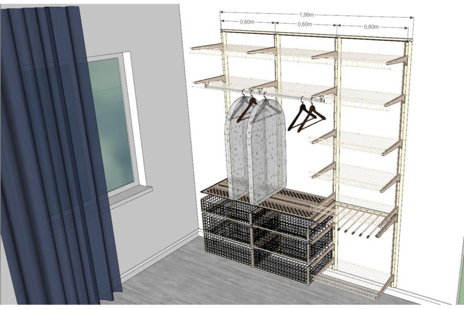 Аристо угловые гардеробные системы