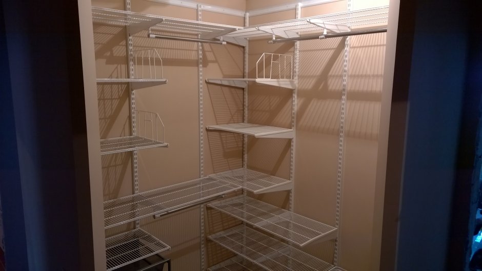 Сетчатая гардеробная система