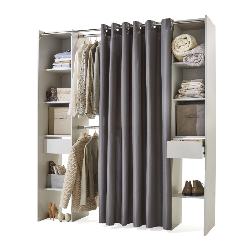 Шторка для гардеробной Леруа Мерлен