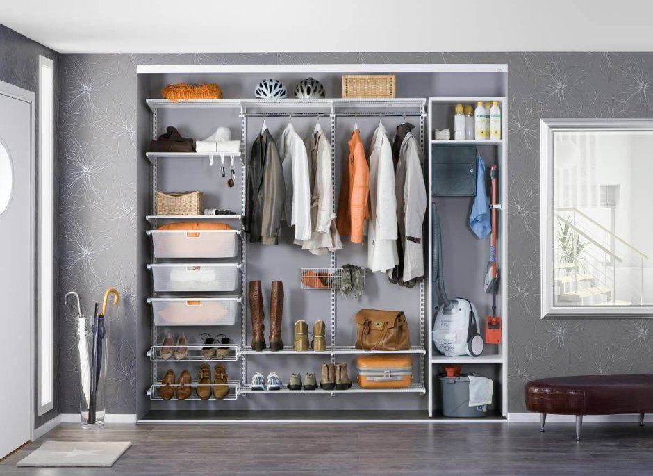 Шведские гардеробные Elfa