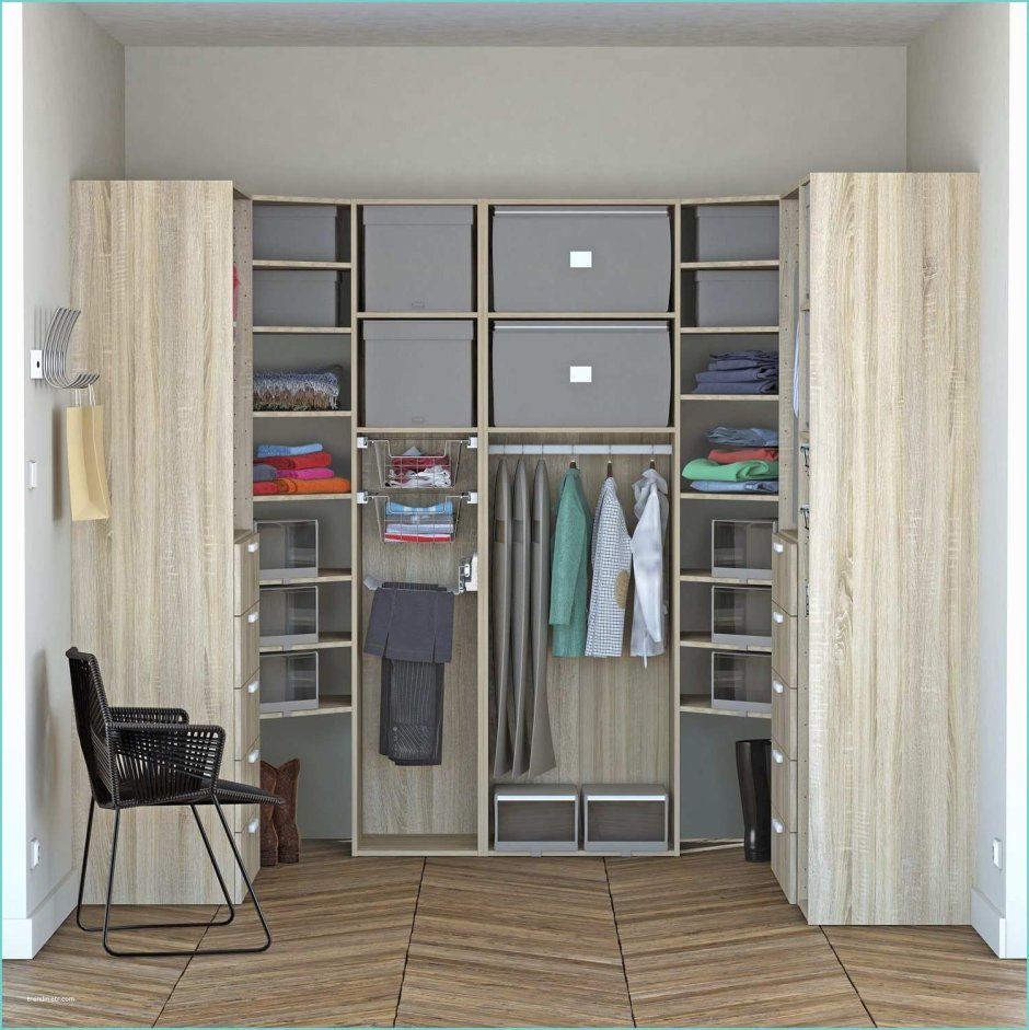 Встроенный шкаф от Леруа Мерлен