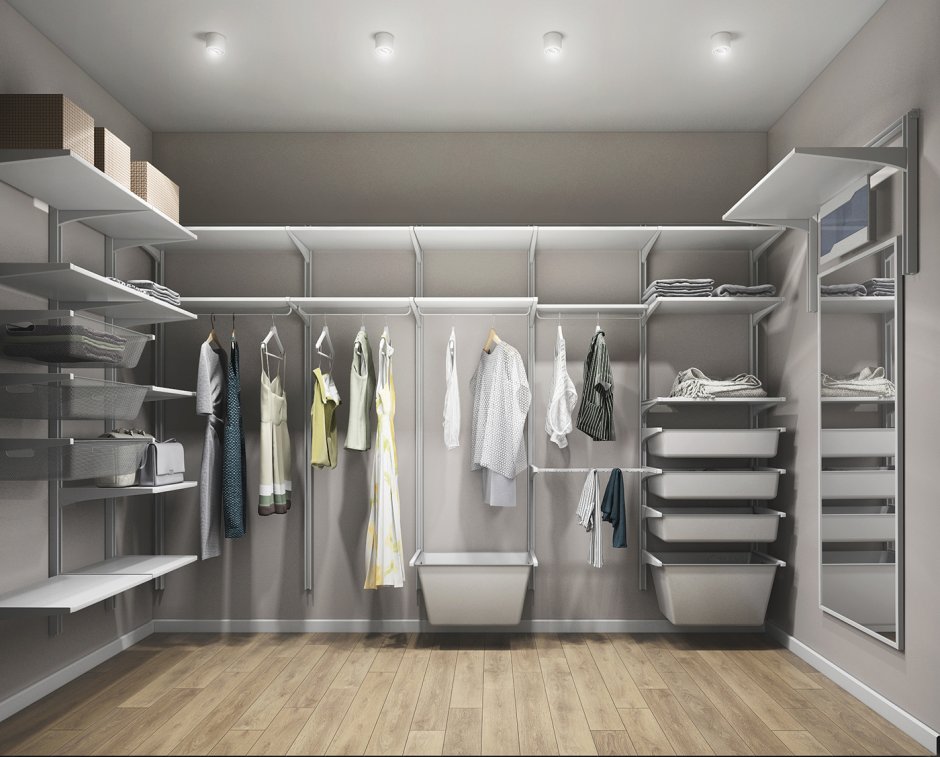 Гардеробная система Elfa конструктор