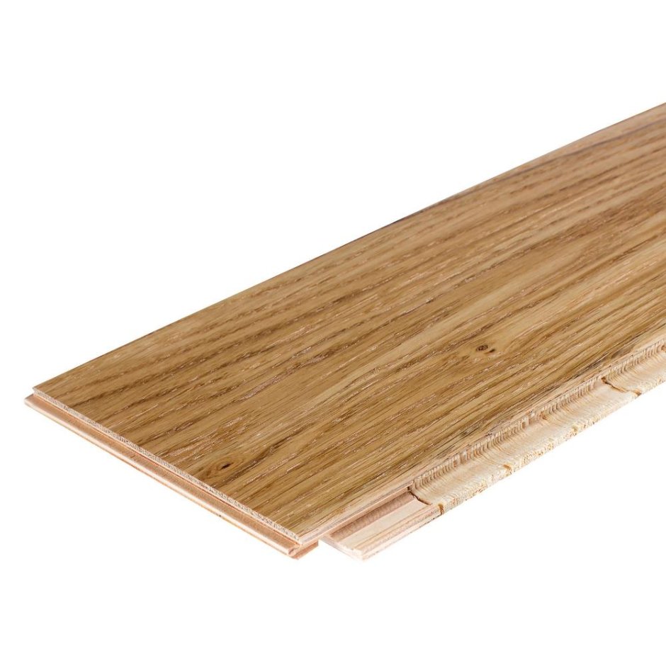 Паркетная доска однополосная «дуб латте» лак 0.984 м²