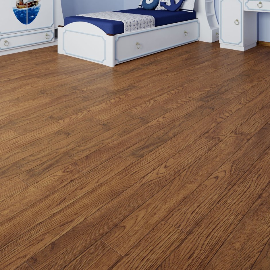 Паркетная доска однополосная «дуб снежный» лак