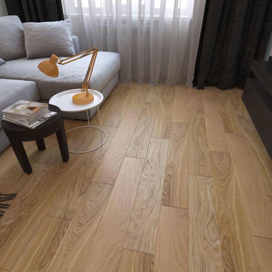 Паркетная доска трёхполосная «ясень Престиж ВК» лак 1.58 м²