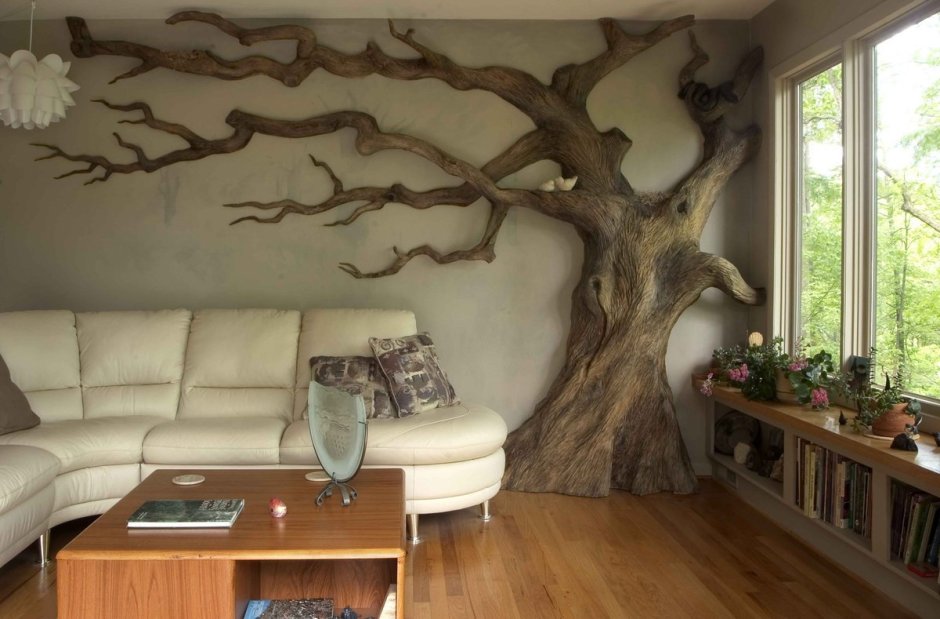 Рисуем дерево на стене