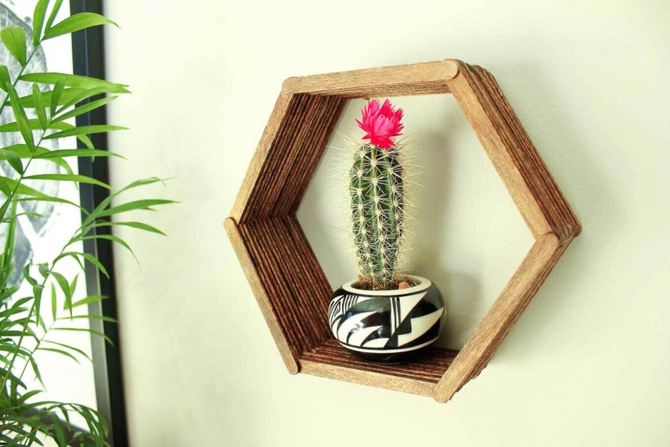 Декор из палочек