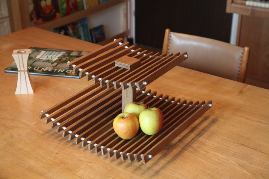 Подставка под горячее из палочек для суши