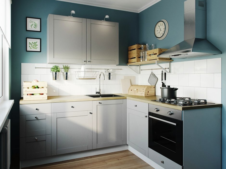 Кухня КНОКСХУЛЬТ икеа угловая