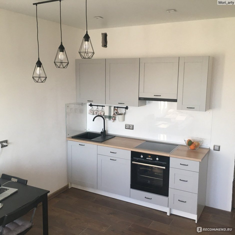 Кухня икеа КНОКСХУЛЬТ белая