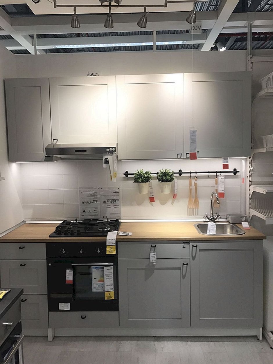 Кухня икеа КНОКСХУЛЬТ белая