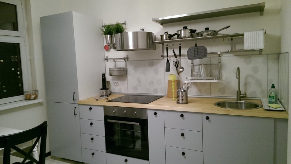 Икеа КНОКСХУЛЬТ серый