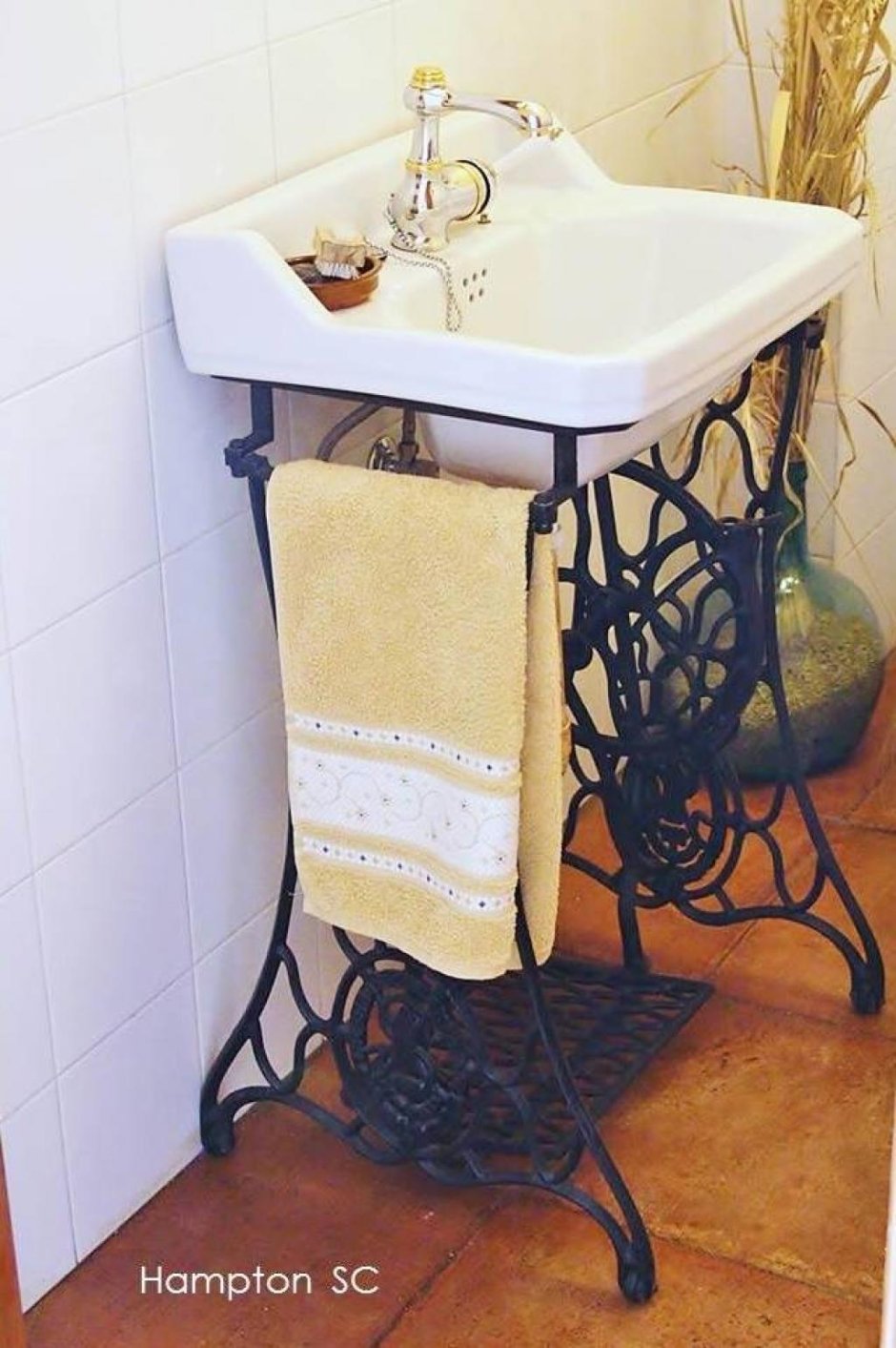 Станина Зингер с раковиной