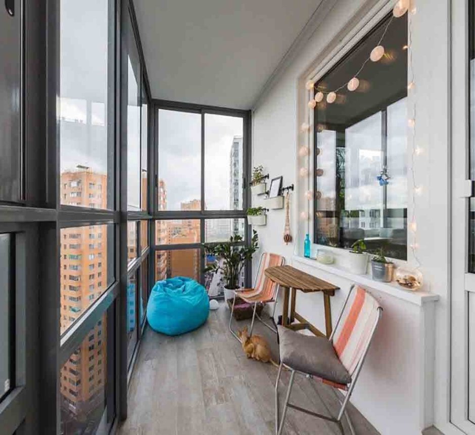 Панорамное остекление балкона