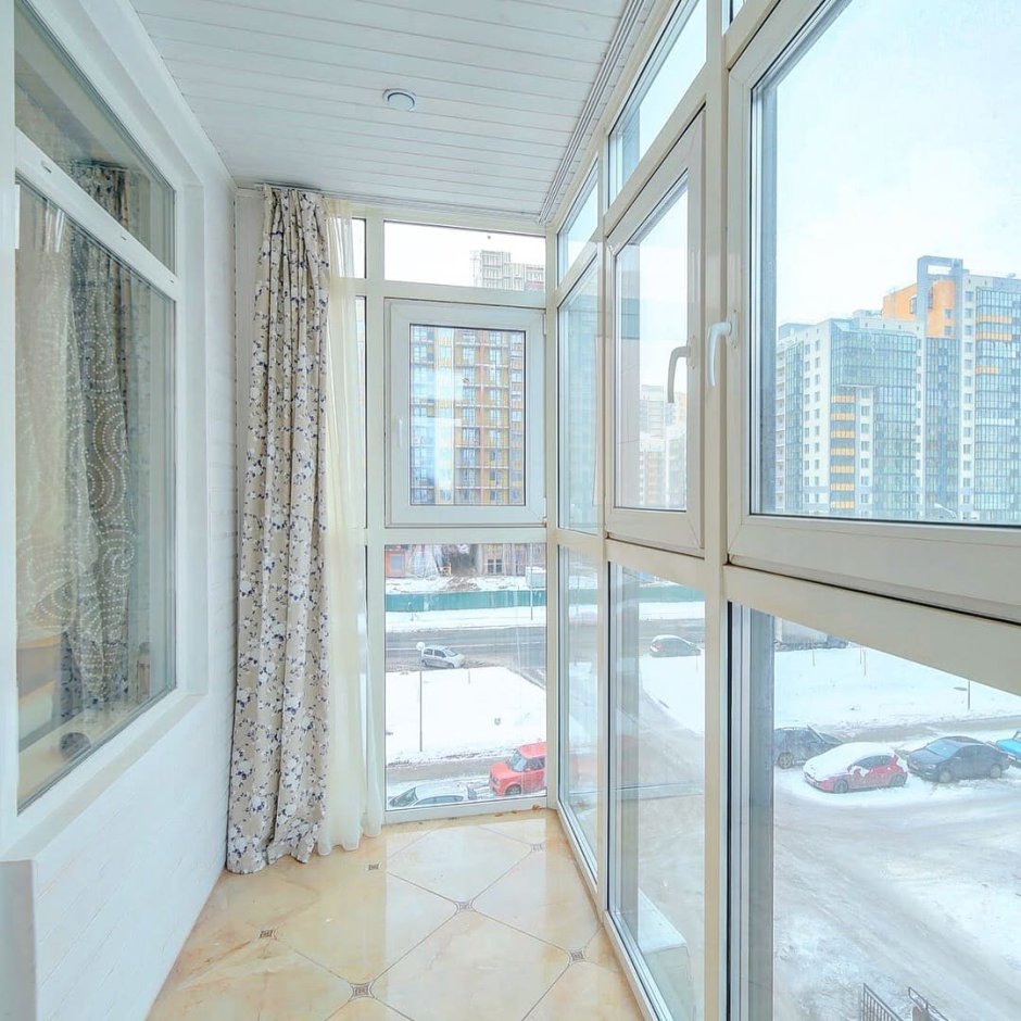 Панорамное остекление лоджии