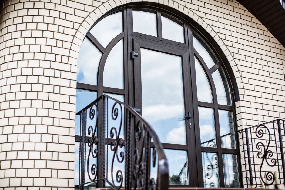 Ламинация арочных окон