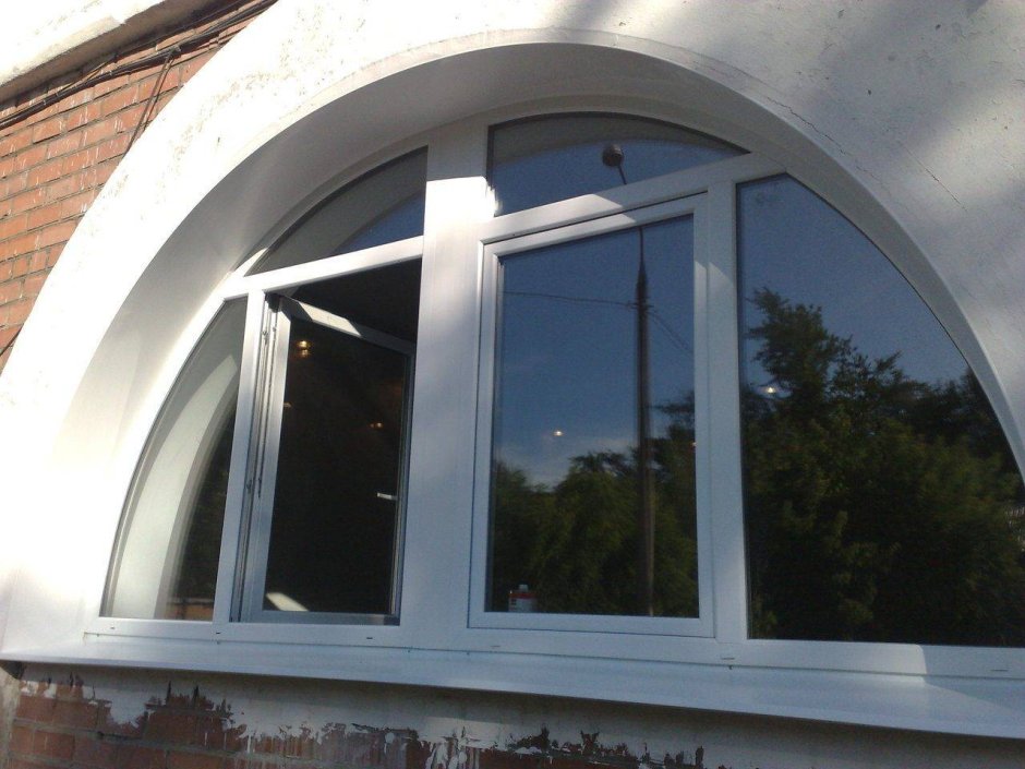 Отделка арочных окон