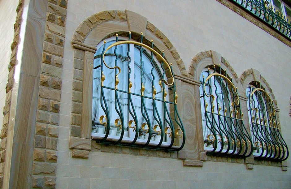 Отделка арочных окон