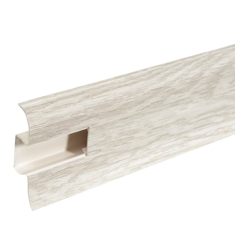 Плинтус напольный Тополь канадский высота 56 мм длина 2.5 м