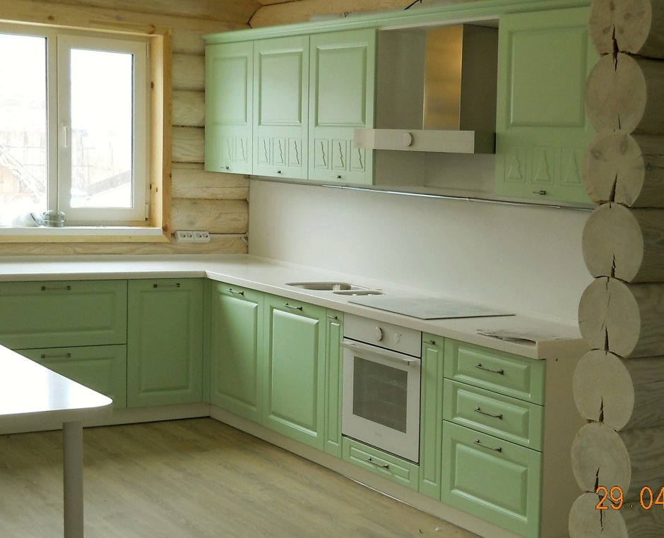 Кухня сосна массив Леруа Мерлен