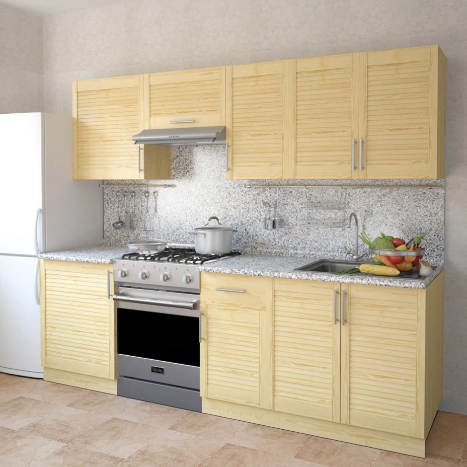 Кухня сосна лофт Леруа Мерлен