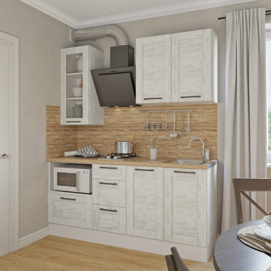 Кухня пунш сосна лофт Леруа Мерлен