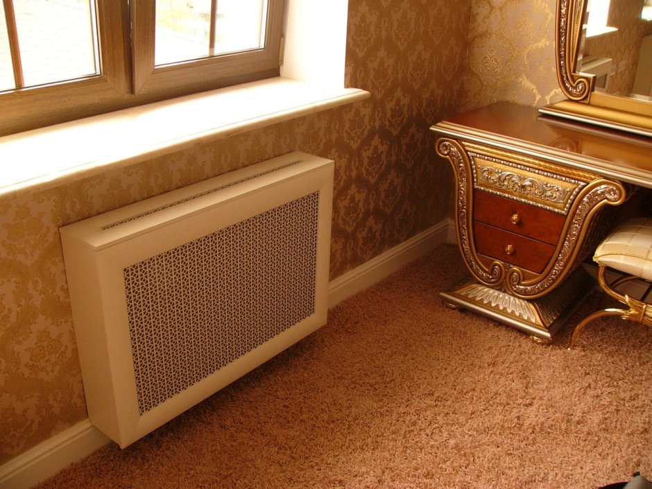 Экран на батарею на кухне