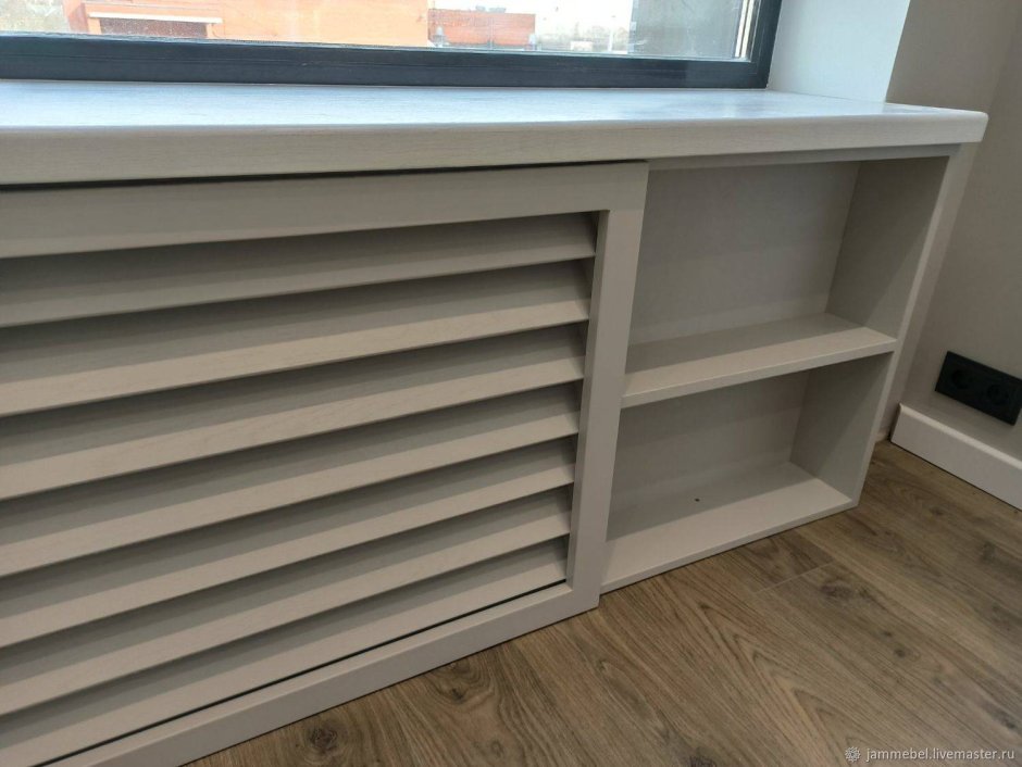 Резной экран на батарею