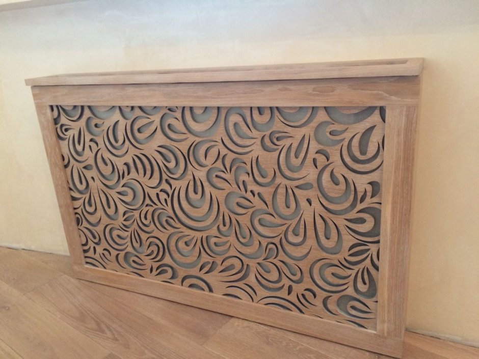 Экран для радиатора из реек