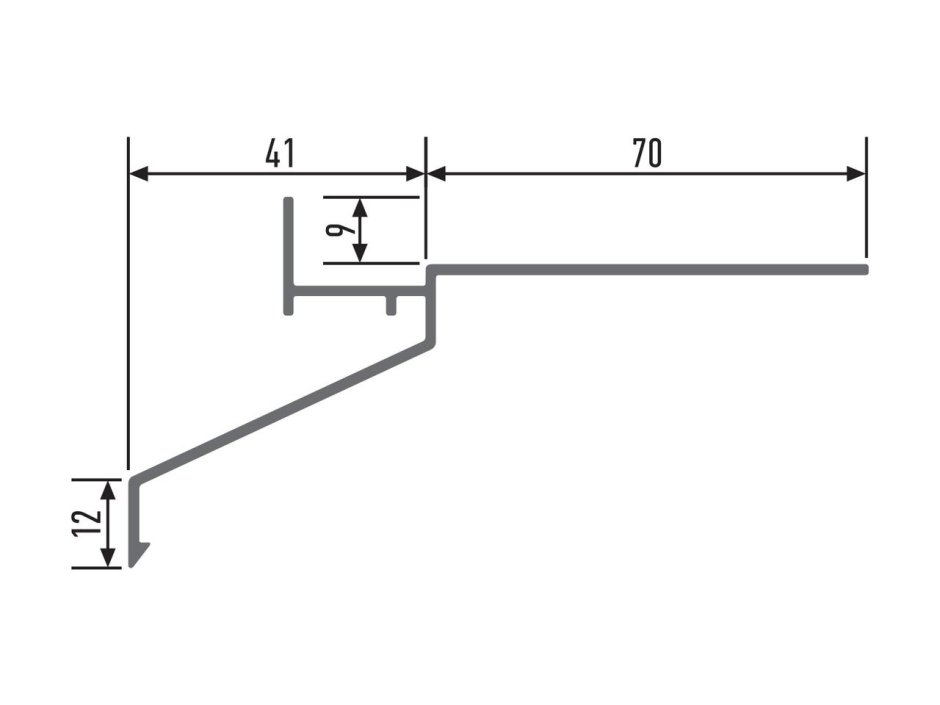 Верхний отлив оконный