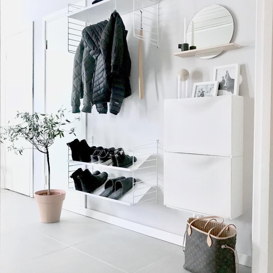 Вешалка пиннинг икеа в интерьере