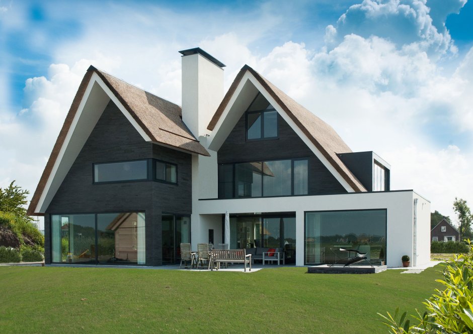 Дома с ассиметричными окнами