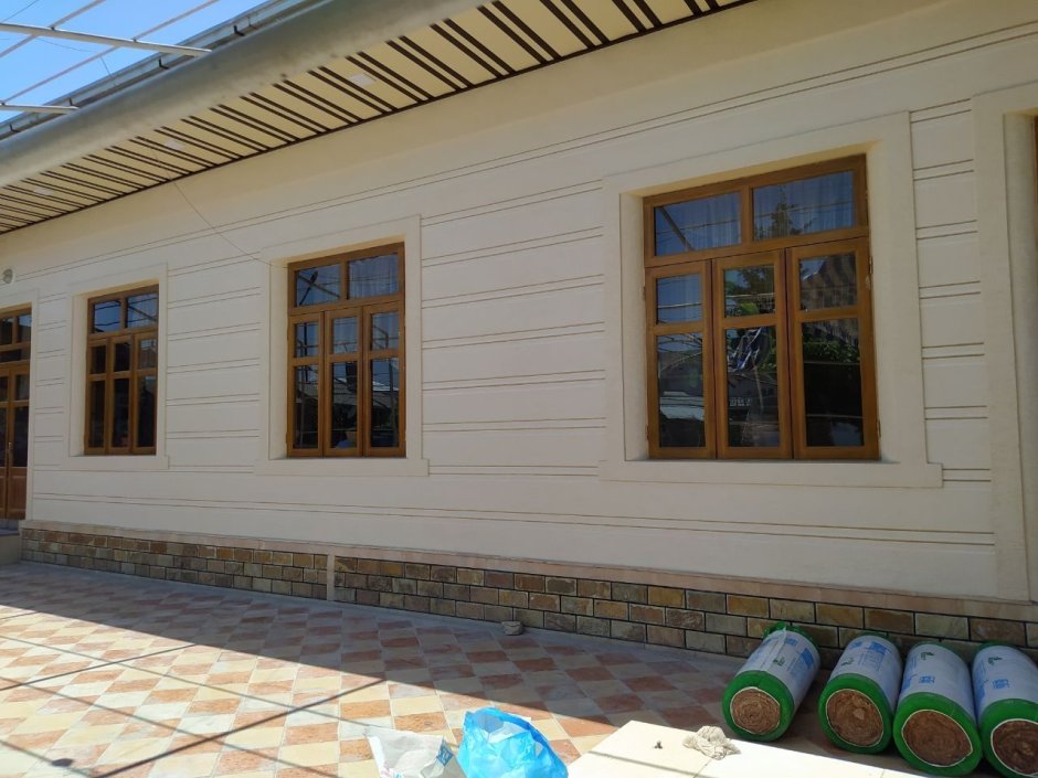 Травертин фасад Узбекистан Андижан