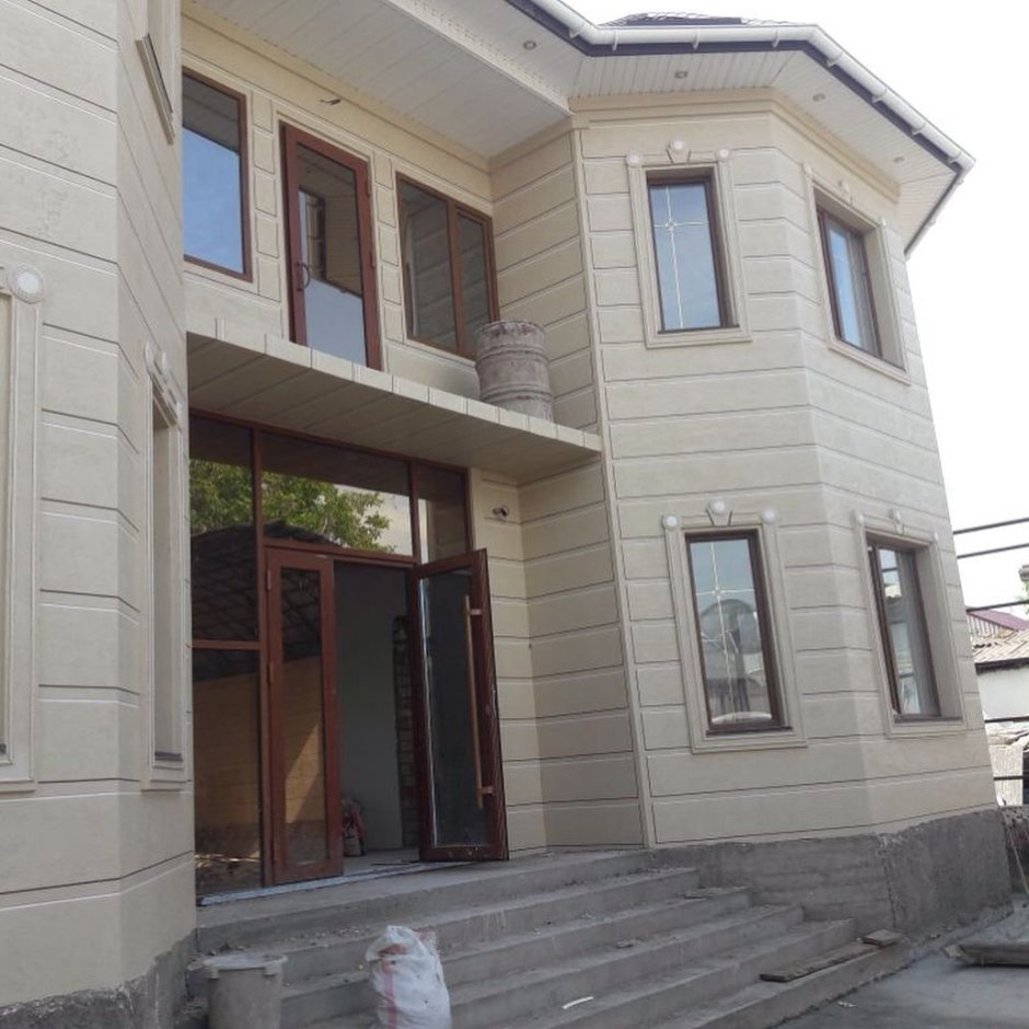 Травертин фасад Узбекистан Андижан