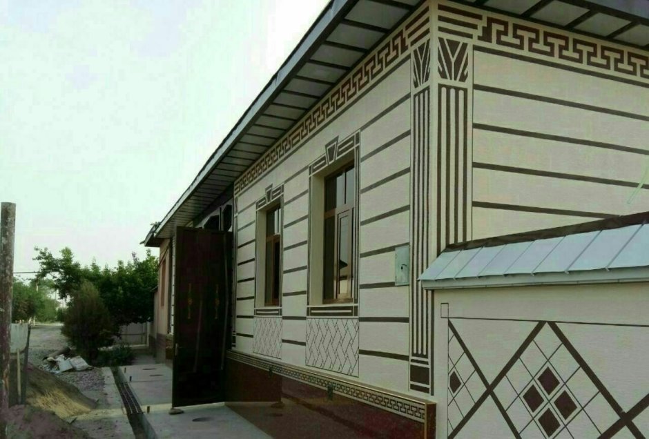 Травертин фасад Узбекистан