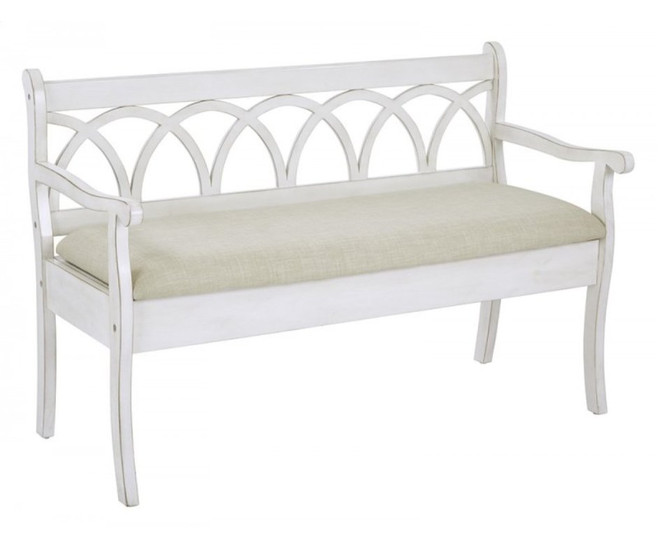 Скамья мягкая на кухню со спинкой