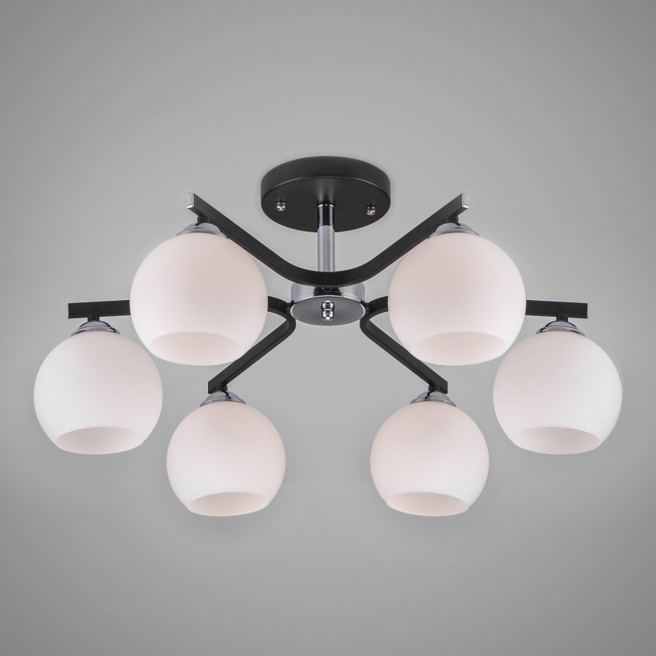 Люстра 30145/6 хром/венге