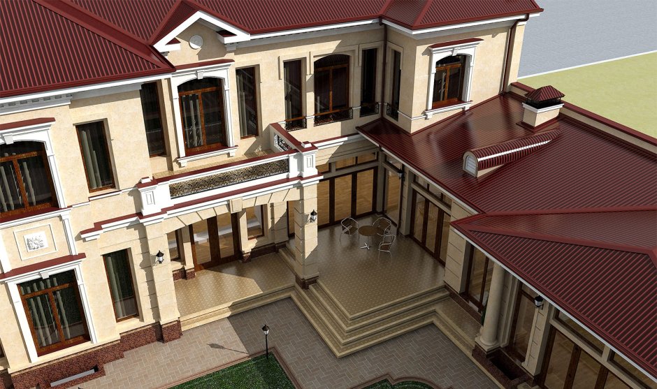 Мансардный дом проект узбекский