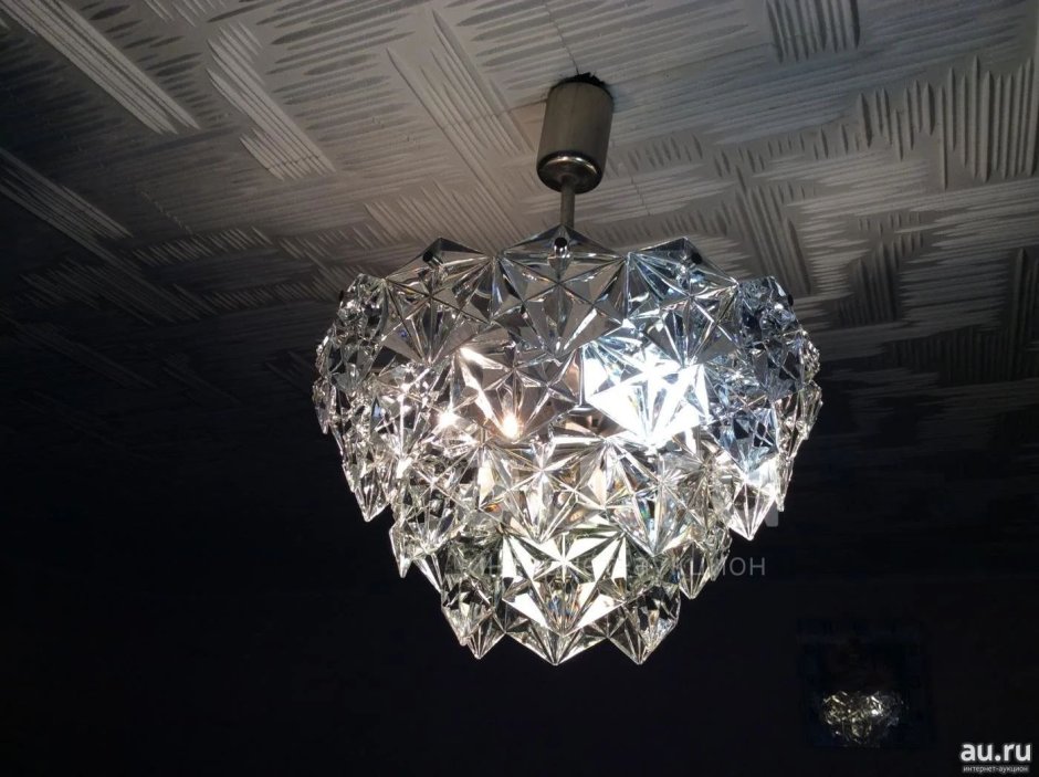 Хрустальная люстра СССР В интерьере