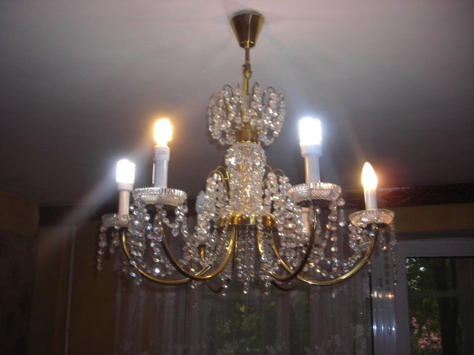 Люстра Чехословакия 70