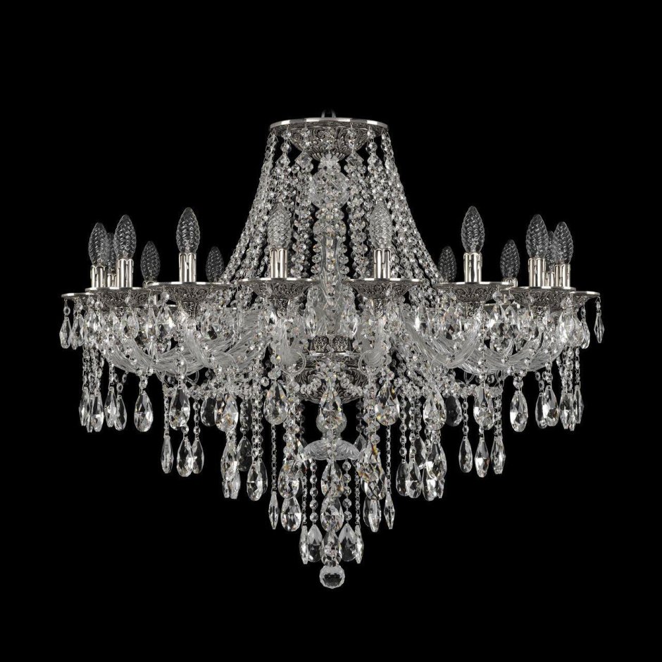 Советская хрустальная люстра Каскад