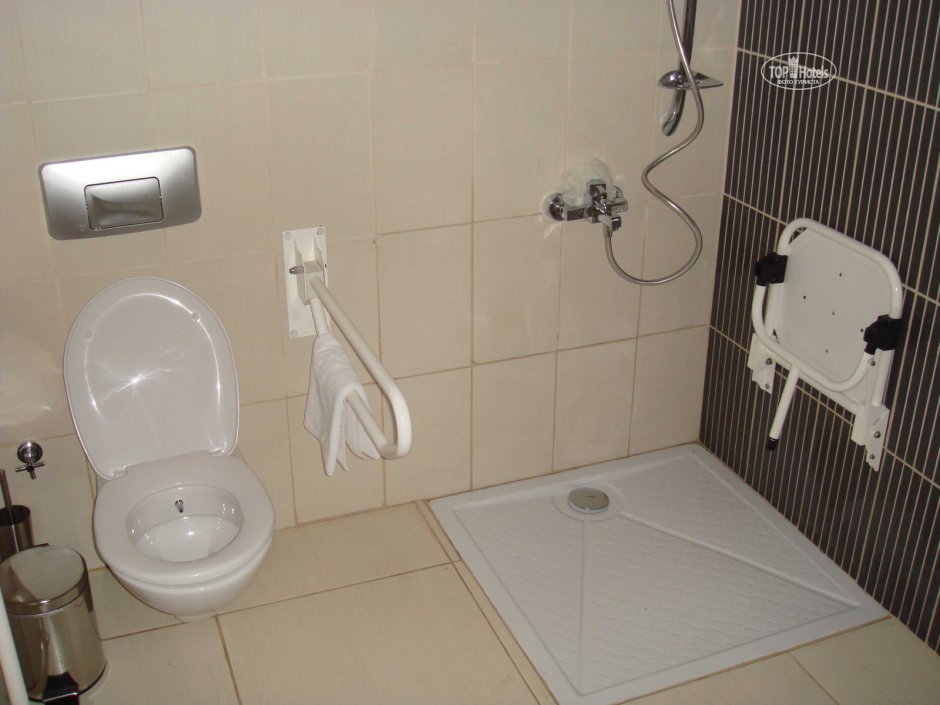 Душ для инвалидов колясочников