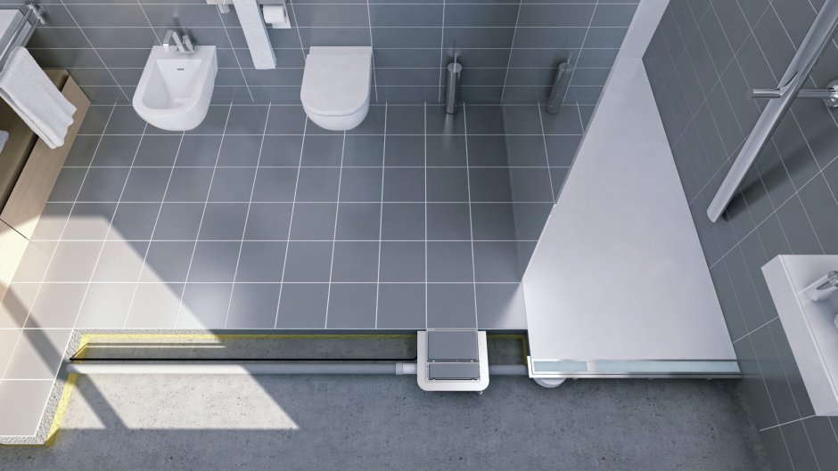 Душевой поддон Безбарьерный для МГН 90х150