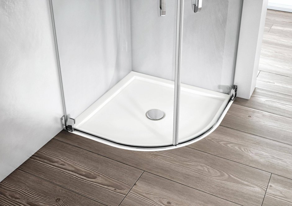 Душевой поддон 85х85 четверть круга