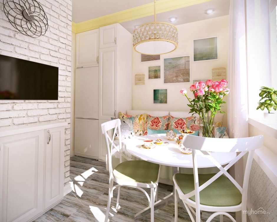 Декора в интерьере маленькой кухни 8 кв