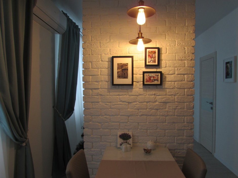 Фартук для кухни из плитки пэчворк