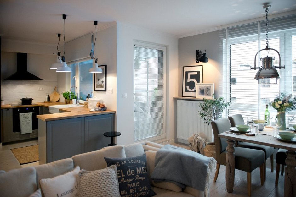 Кухня в стиле Прованс 6 кв м