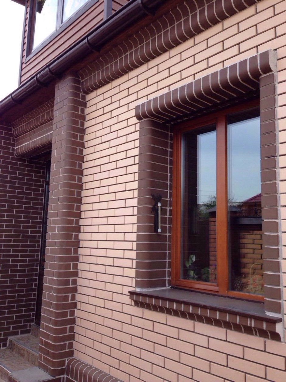Облицовочный кирпич вокруг окон