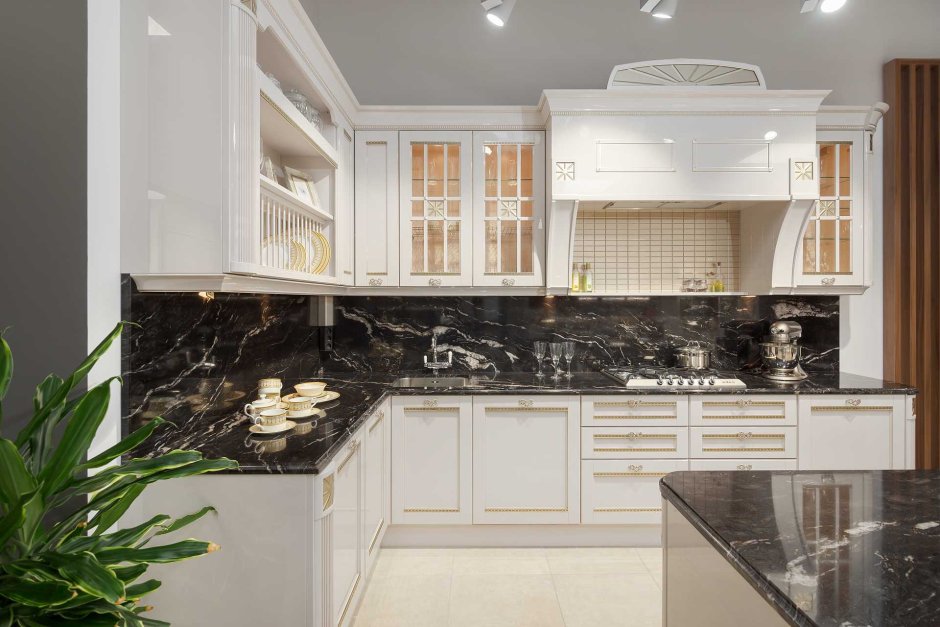 Светлая кухня Дэлия