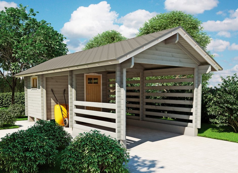 Хозблок из минибруса